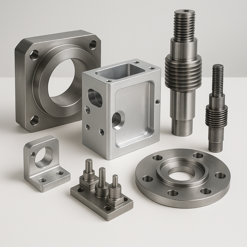 CNC tezgahlarında metal işleme yapılan atölye ortamı