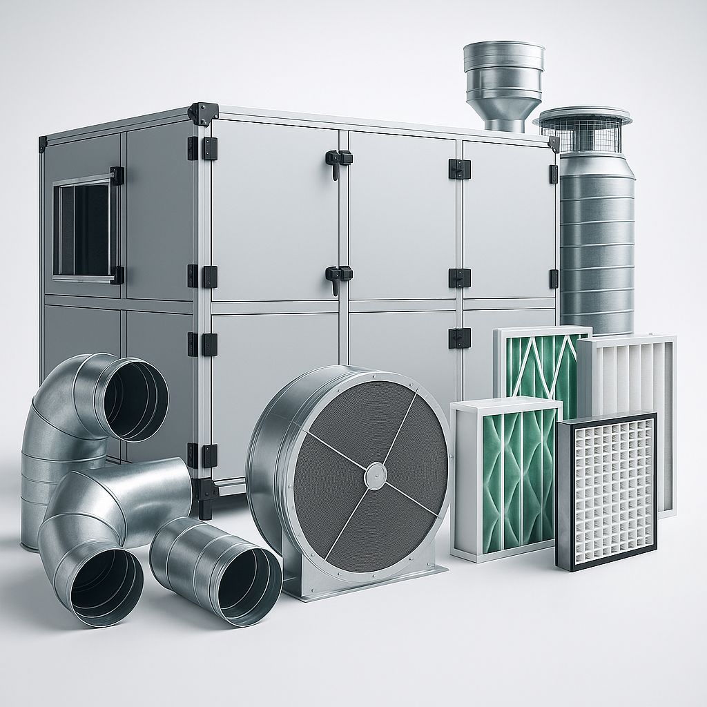 Klima santrali ve havalandırma kanalları