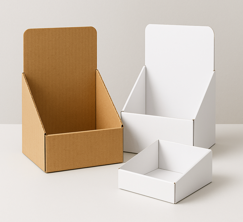 Display ve raf üstü sergileme kutuları