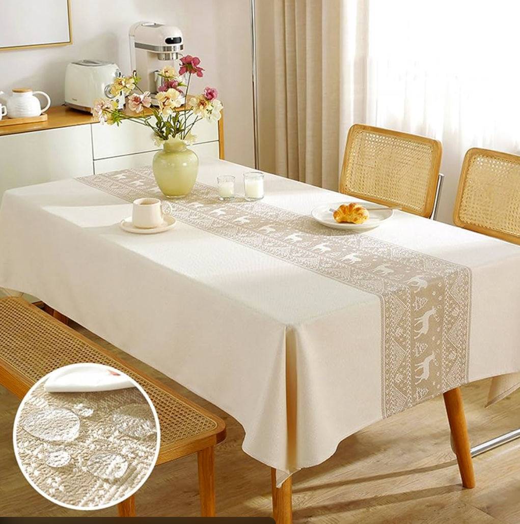 Perde ve masa örtüsü gibi dekoratif ev tekstili ürünleri