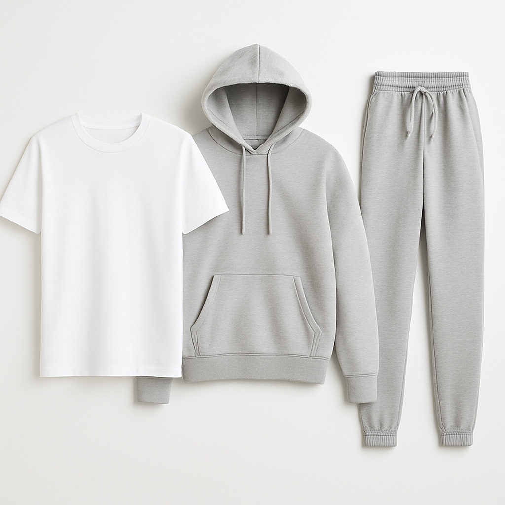 T-shirt, sweatshirt ve spor giyim üretimi